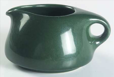 Casual Dark Green Creamer