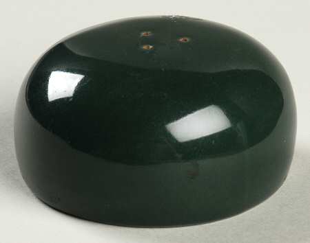 Casual Dark Green Stacking Salt Shaker