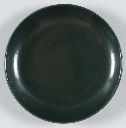 Casual Dark Green Salad Plate