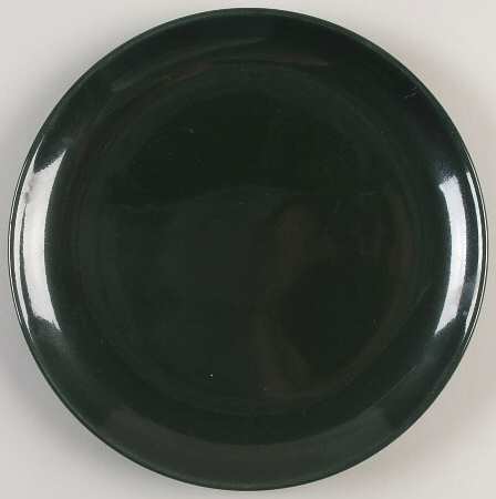 Casual Dark Green Luncheon Plate