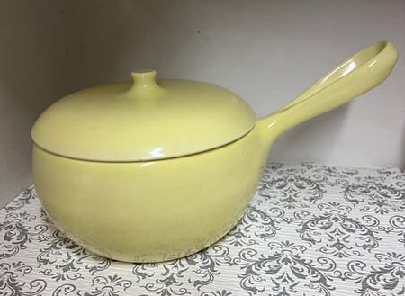 Casual Lemon Saucepan & Knob Lid