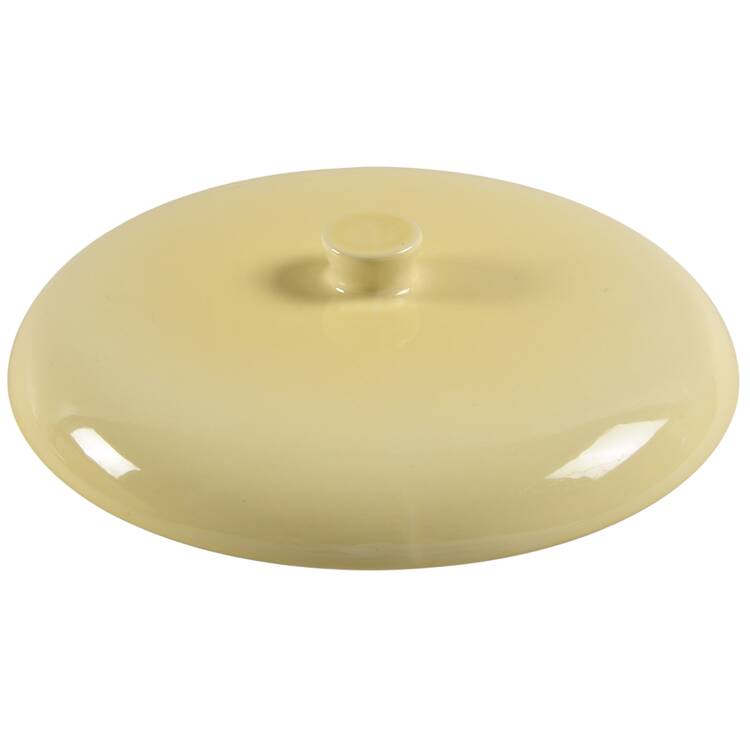 Casual Lemon Recess Lid for Rd Vegetable, Dutch Oven Or Skillet
