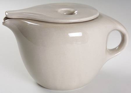 Casual Oyster After Dinner Coffee Pot & Lid