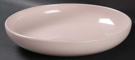 Casual Pink 10" Round Vegetable Bowl