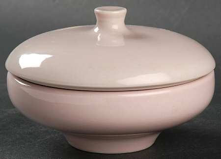 Casual Pink Redesign Sugar Bowl & Lid (Fruit/Dessert Bowl)