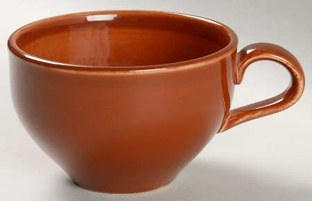 Casual Red Flat Cup