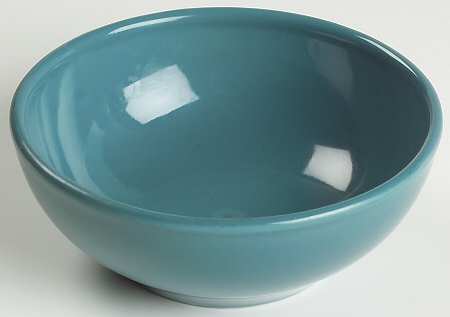Casual Turquoise Coupe Cereal Bowl