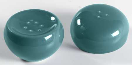 Casual Turquoise Stacking Salt & Pepper Set