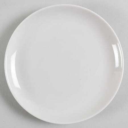 Casual White Salad Plate