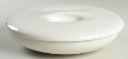 Casual White Rd Covered Vegetable Bowl (RV10 Base & Recessed lid