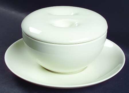 Casual White Gravy & Lid w/Underplate (Soup Base)