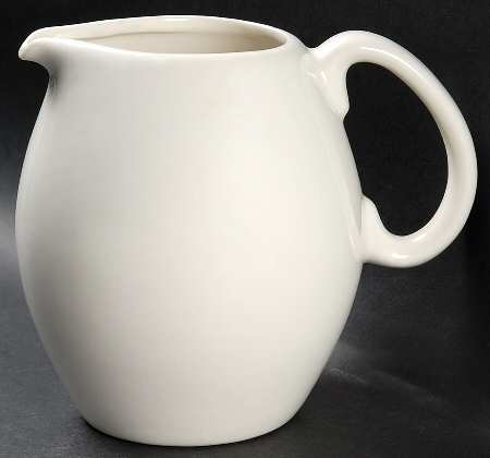 Casual White 32 Oz Pitcher