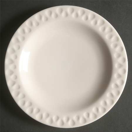 Diamond White Bread & Butter Plate