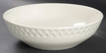 Diamond White 7" Round Vegetable Bowl