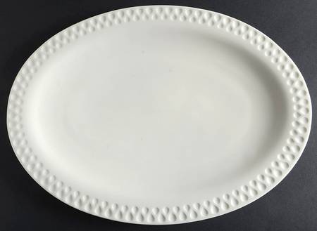 Diamond White 15" Oval Serving Platter