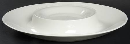 Diamond White Chip Bowl/Plate for Chip & Dip Set