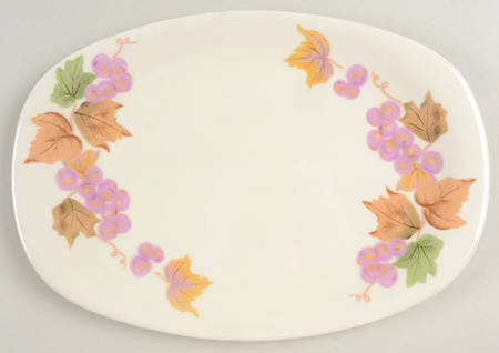 Grapes 11" Oval Serving Platter