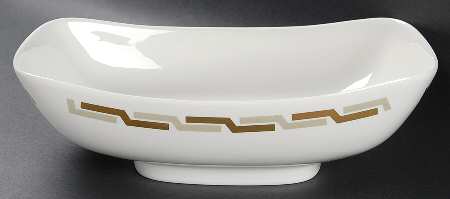 Grecian Gold 9" Oval Vegetable Bowl
