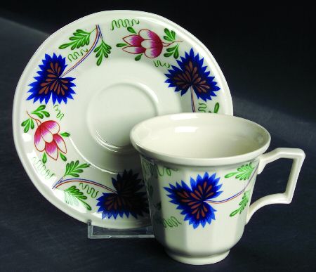 Greenfield Village Footed Cup & Saucer Set