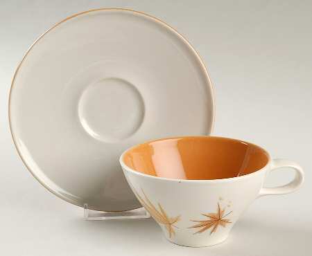 Harvest Time Flat Cup & Saucer Set