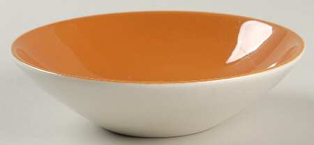 Accent Orange (Burnt Umber-Orange) Fruit/Dessert (Sauce) Bowl