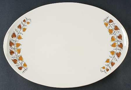 Hearts of Gold 15" Oval Serving Platter