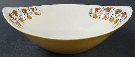 Hearts of Gold 10" Oval Vegetable Bowl