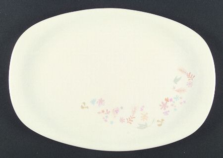 House of Flowers 11" Oval Serving Platter