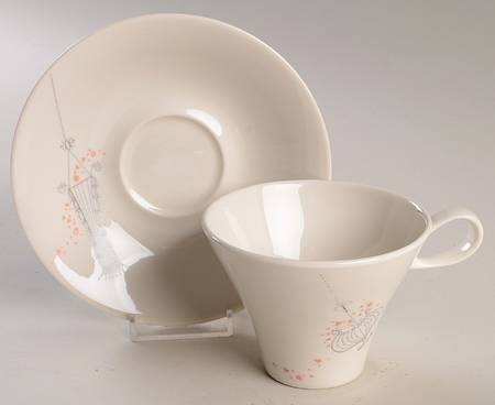 Jardinieres Flat Cup & Saucer Set