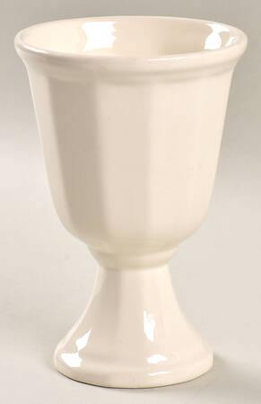 Museum White China Goblet