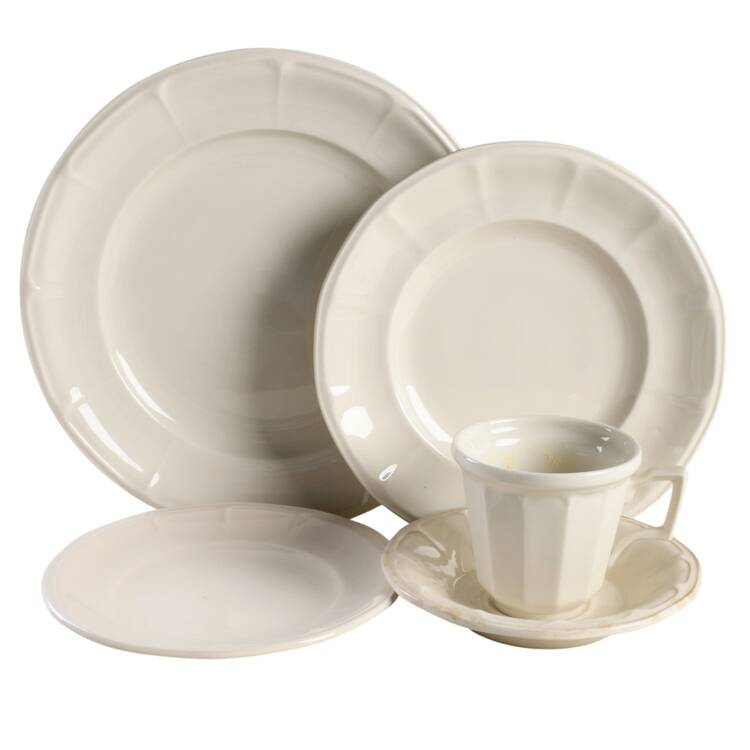 Museum White 5 Piece Place Setting