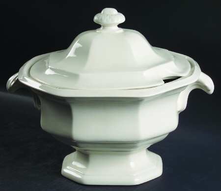 Museum White Tureen &  Lid