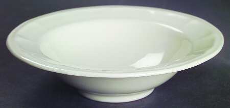 Museum White Rim Fruit/Dessert (Sauce) Bowl