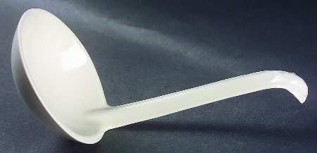 Museum White Tureen Ladle