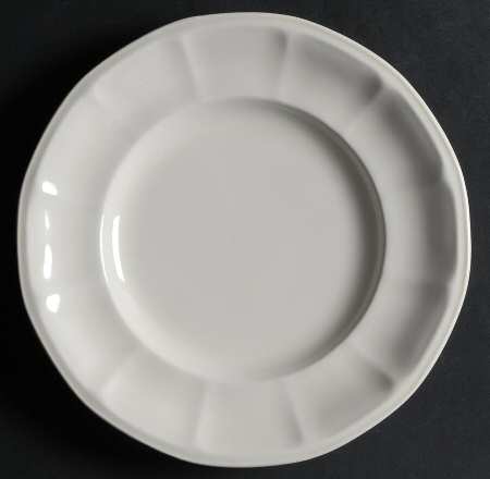 Museum White Salad Plate