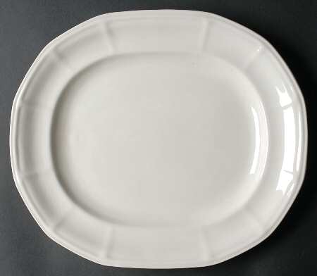 Museum White 13" Oval Serving Platter