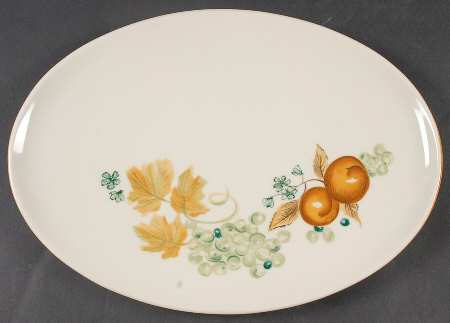 Old Orchard 12" Oval Serving Platter