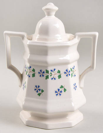 Periwinkle Sugar Bowl & Lid