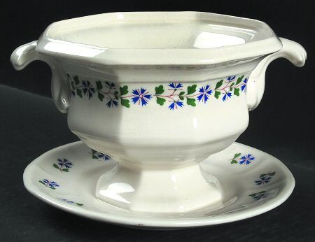 Periwinkle Open Sauce Boat