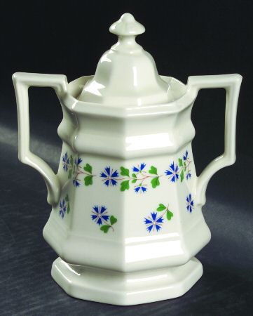 Periwinkle Sugar Bowl & Lid