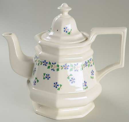 Periwinkle Teapot & Lid