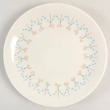 Pins and Beads Salad Plate