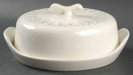 Pins and Beads Round Covered Butter