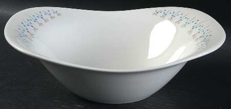 Pins and Beads 10" Oval Vegetable Bowl