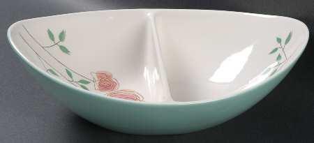 Rosemary 11" Oval Divided Vegetable Bowl