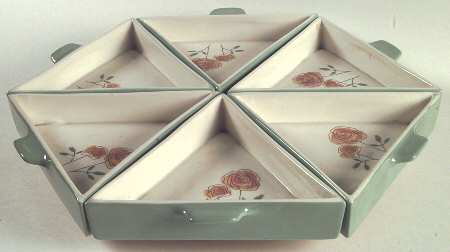 Rosemary 7-Piece Lazy Susan (6 Sections and Base)