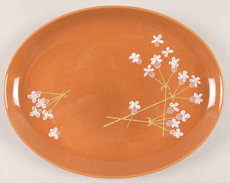 Shepherd's Purse 12" Oval Serving Platter