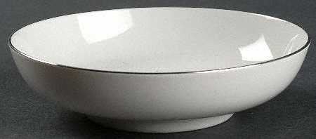 Sheer White Platinum Coupe Cereal Bowl