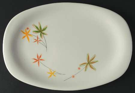 Spring Flowers 11" Oval Serving Platter