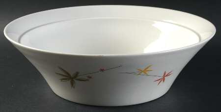 Spring Flowers Round Vegetable No Lid
